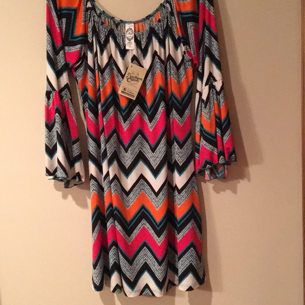 Chevron Print Dress
